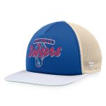 Dodgers Caps Store – mens los angeles dodgers fanatics royalwhite cooperstown collection talley foam trucker snapback hat for Every Dedicated Fan