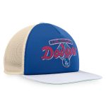 Dodgers Caps Store – mens los angeles dodgers fanatics royalwhite cooperstown collection talley foam trucker snapback hat for Every Dedicated Fan