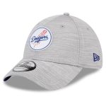 Dodgers Caps Store – mens los angeles dodgers new era gray 2023 clubhouse 39thirty flex hat for Every Dedicated Fan