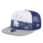 Dodgers Caps Store – mens los angeles dodgers new era whitegray team foam front a-frame trucker 9fifty snapback hat for Every Dedicated Fan