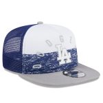 Dodgers Caps Store – mens los angeles dodgers new era whitegray team foam front a-frame trucker 9fifty snapback hat for Every Dedicated Fan